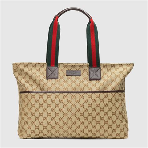 gucci gg nylon diaper bag|authentic gucci diaper bag tote.